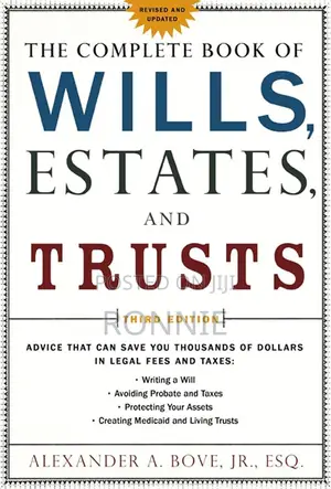 The Complete Book of Wills, Estates Trusts Book by Alexand