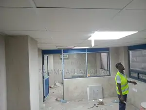 Partitioning With Aluminium Frame and Acoustic Ceiling