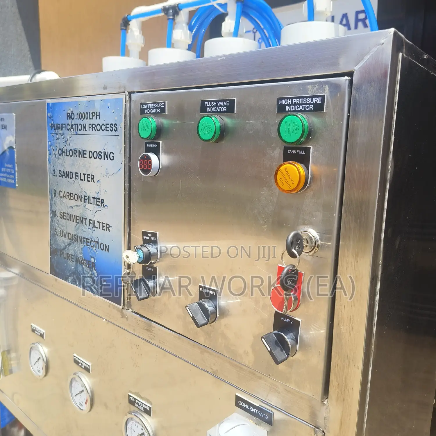 Commercial Water Purifier Machines - (Packaging) Bottling