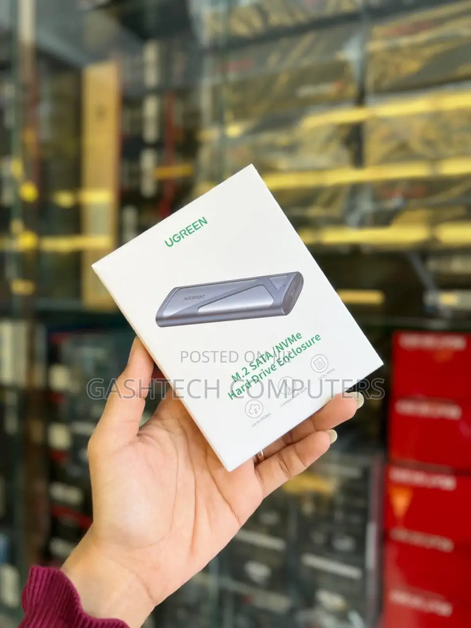 Ugreen M.2nvme Hard Drive Enclosure (10gbps) - Cm559