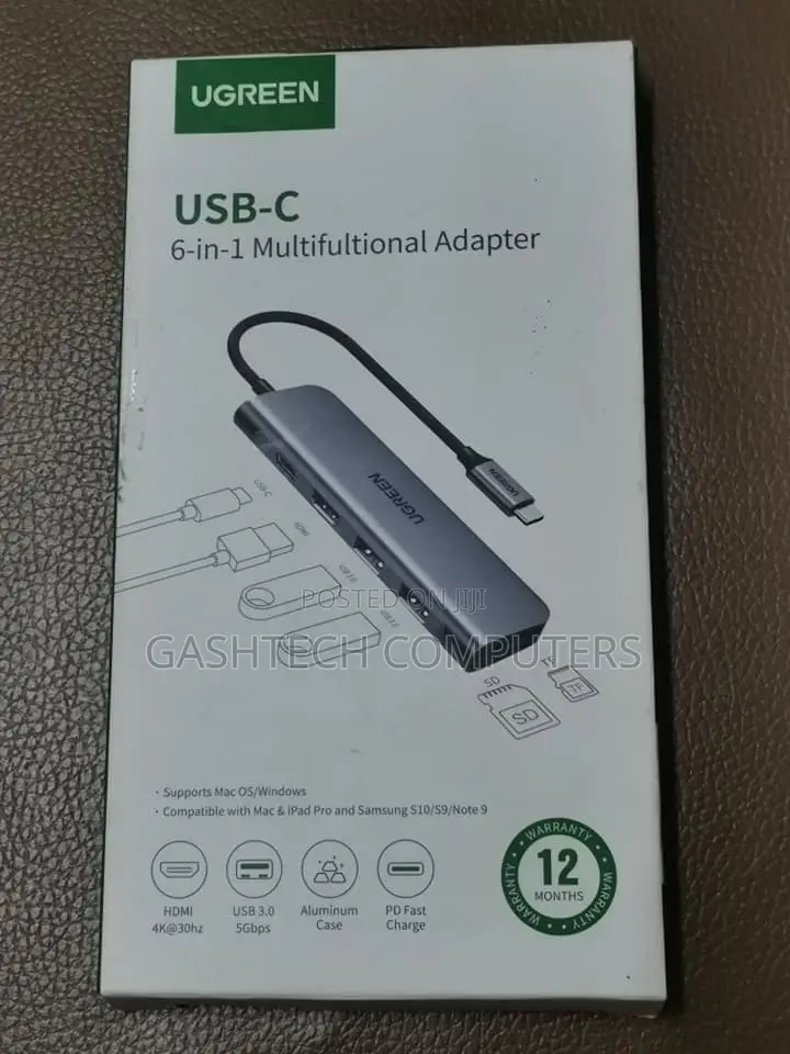 Ugreen 6-in-1 USB-C Multifunction Adapter