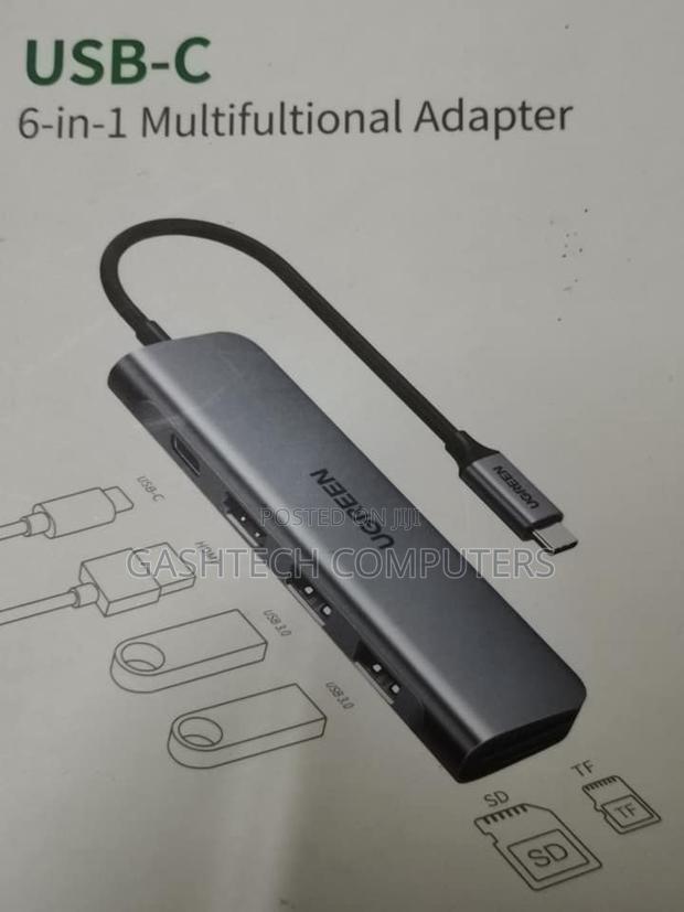 Ugreen 6-in-1 USB-C Multifunction Adapter - main view