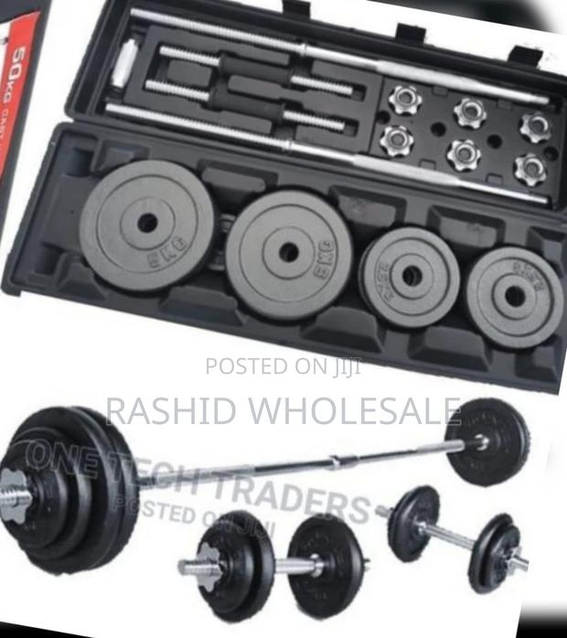 50kgs Dumbell With Bar