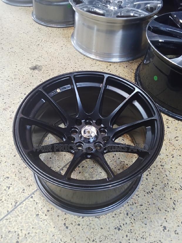 Offset Sports Rims Size 15/5/100 Black and Bronze - main view
