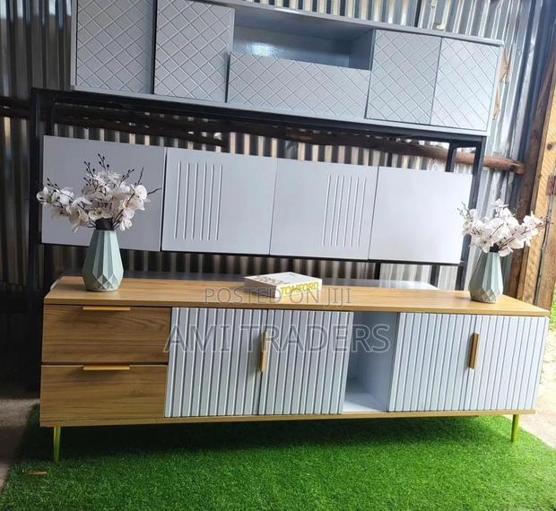 Luxury Natural Tv Stand (6ft) - main view