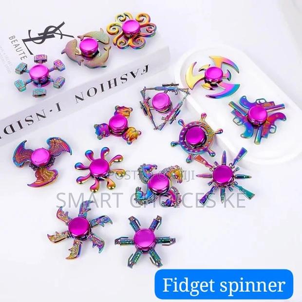 *Metal Finger Fidget Spinner EDC Hand Spinner