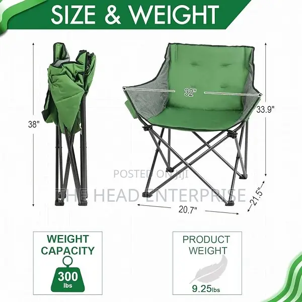 New, Quick Fold Camping Outdoor Chair'