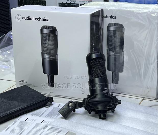 Audio Technica AT2035 Large-Diaphragm Condenser Microphone - main view