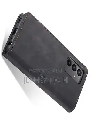 Leather Wallet Case With Stand for Samsung Galaxy A04s - Cha