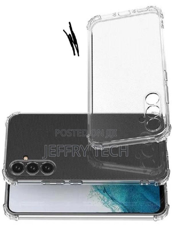 Case With Bumper Edges for Samsung Galaxy A04s - Clear - thumbnail 3