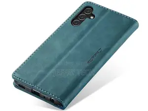 Leather Wallet Case With Stand for Samsung Galaxy A05s -Teal