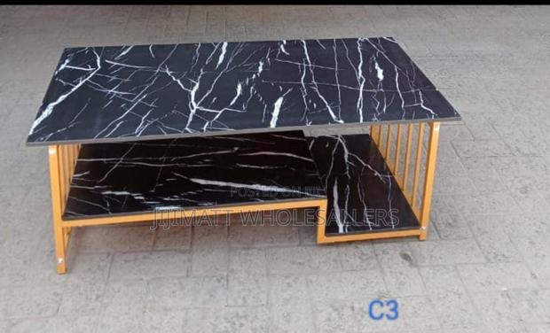 Coffee Table Black Imported Marble Coffee Table