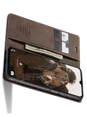 Wallet Case With Stand for Samsung Galaxy A13 4G - Chocolate