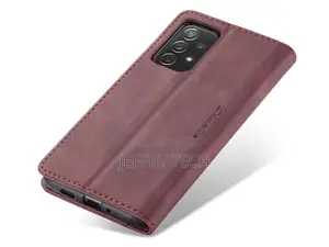 Leather Wallet Case With Stand for Samsung Galaxy A73 5G - B
