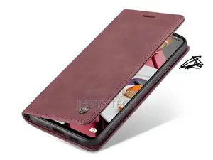 Wallet Case With Stand for Samsung Galaxy A73 5G - Burgundy