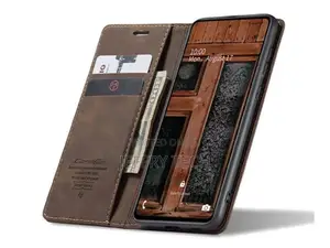 Wallet Case With Stand for Samsung Galaxy A73 5G - Chocolate