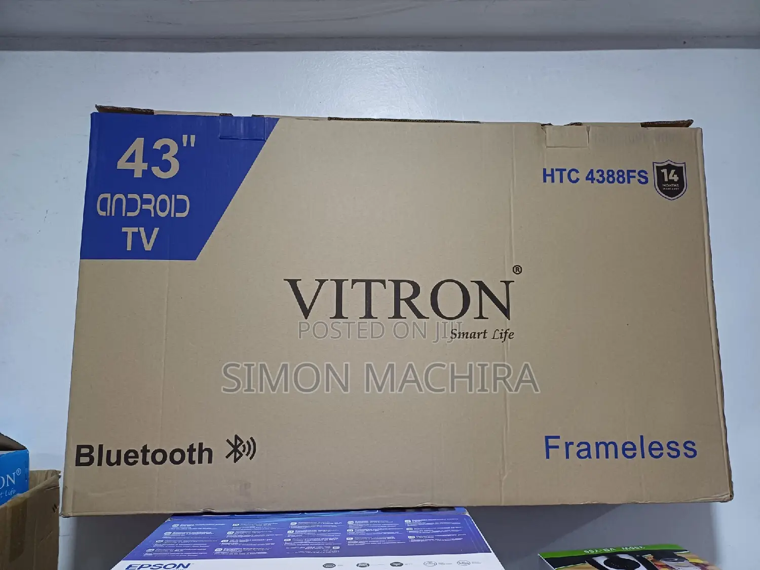 43 Inch Vitron Smart Tv. Frameless