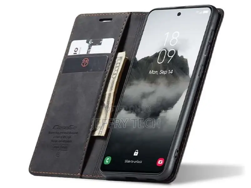 Leather Wallet Case With Stand for Samsung Galaxy S24+ - Cha