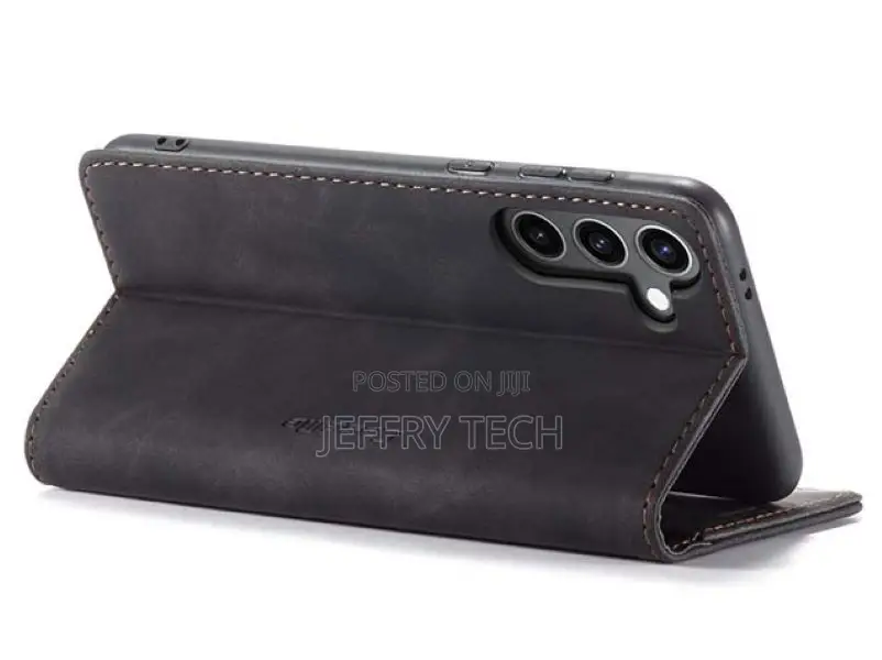 Leather Wallet Case With Stand for Samsung Galaxy S24+ - Cha