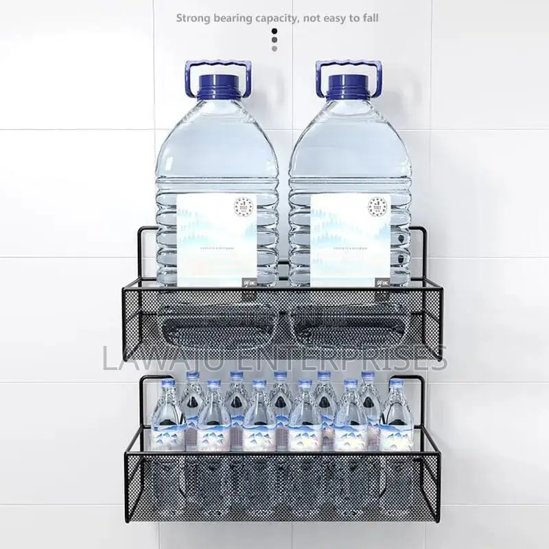 Bathroom Rack With Self Adhesive Stickers