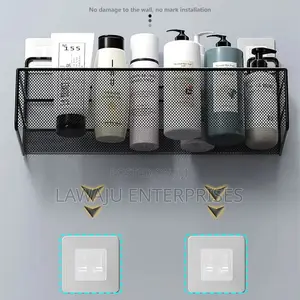 Bathroom Rack With Self Adhesive Stickers