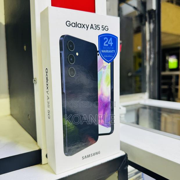 New Samsung Galaxy A35 256 GB Black - main view
