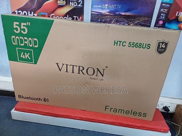 Vitron 55 Inches Uhd Smart Android Tv Frameless - thumbnail 3