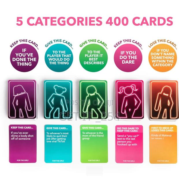 Card Game for THE GIRLS