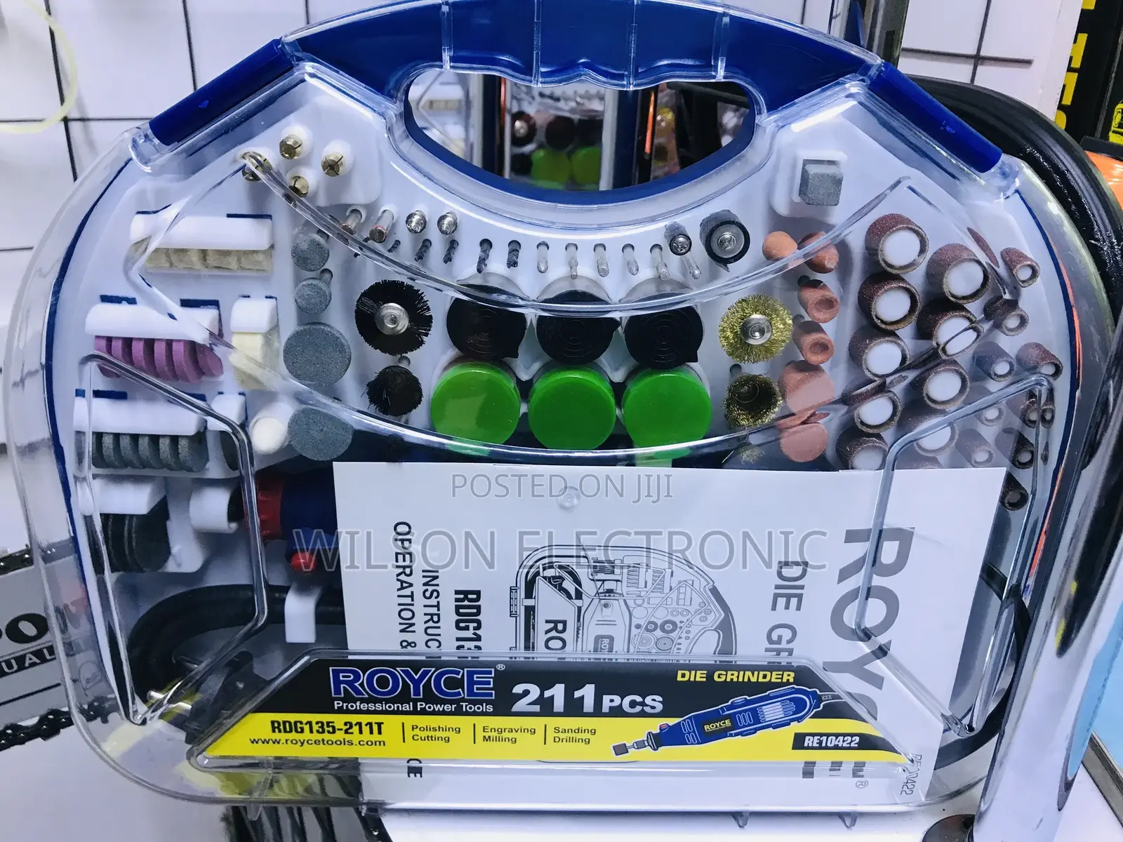 Royce Die Grinder. 211pcs