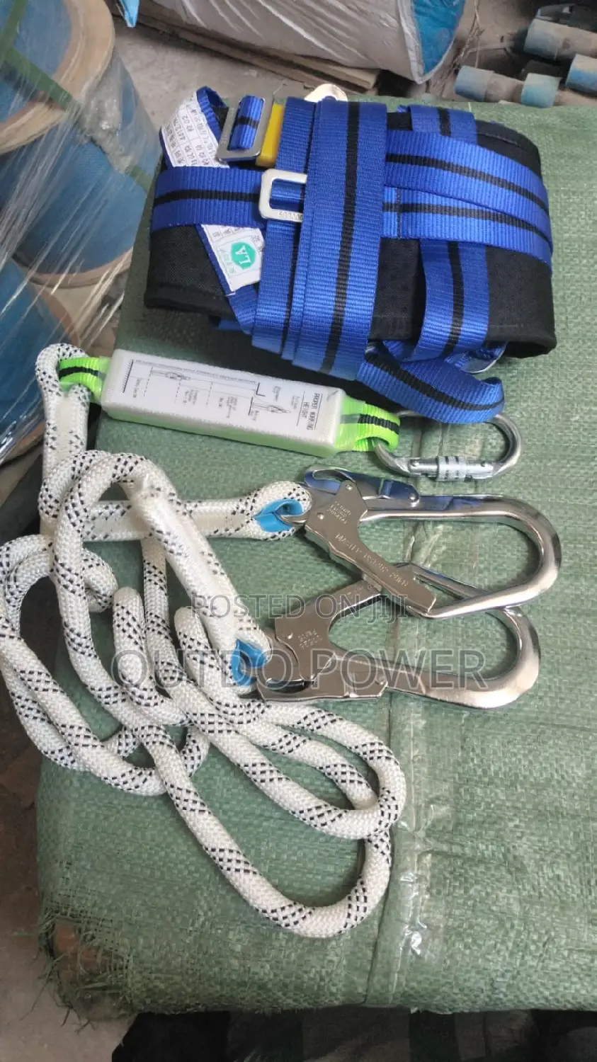 Full Body Safety Harness Tool With 5d Rings