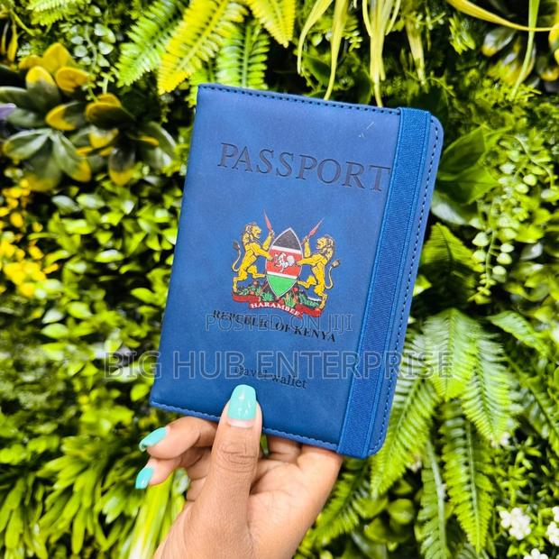 Passport Holder Leather Material - main view