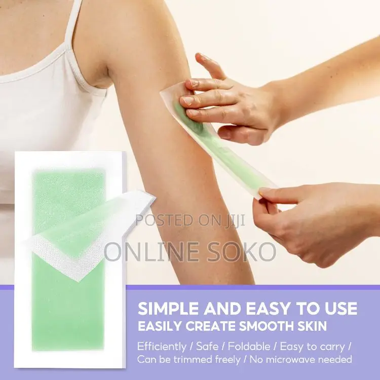 Women Men 40 PCS Bikini Body Hair Removal Wax Strips