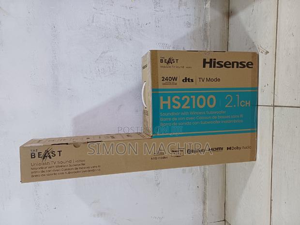 Hisense Soundbar 2.1 With Wireless Sub-Woofer - main view