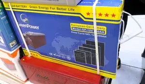 Green Energy European Slim Gel Battery 12V 200ah Battery