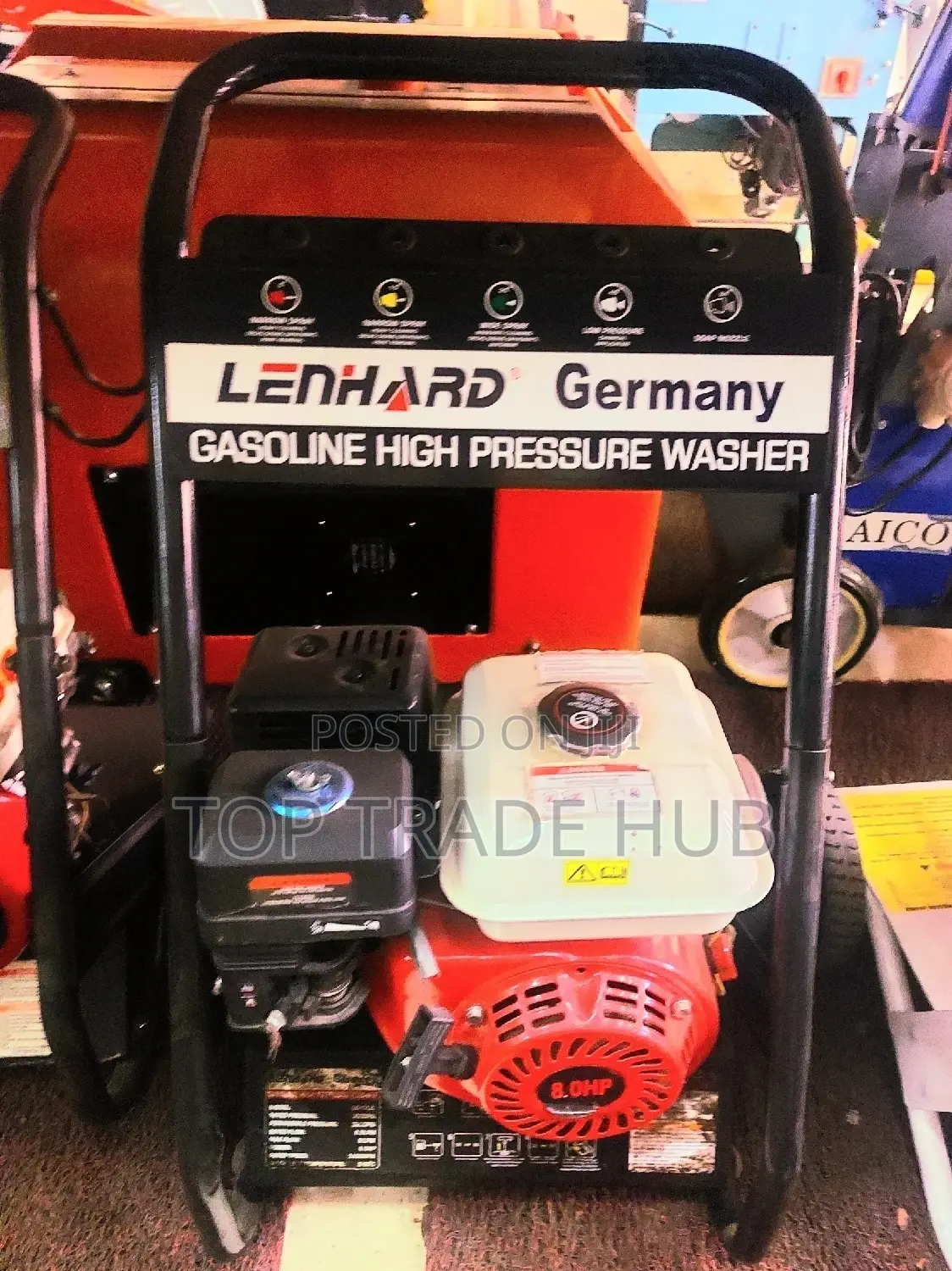 Lenhard Gasoline High-Pressure Car Washer 2200PSI