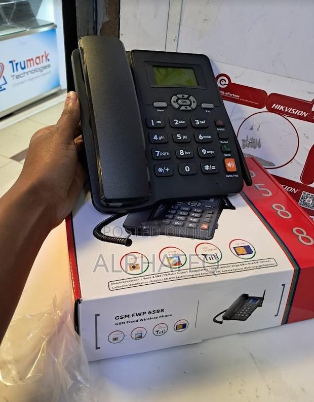 Deskphone 6588 GSM-Fixed Wireless Phone With SIM Card Slot