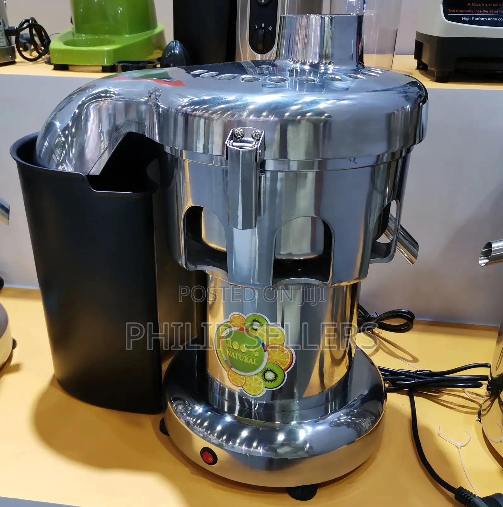 Commercial Electric Juicer Slow Juicer Desktop Stainless Ste
