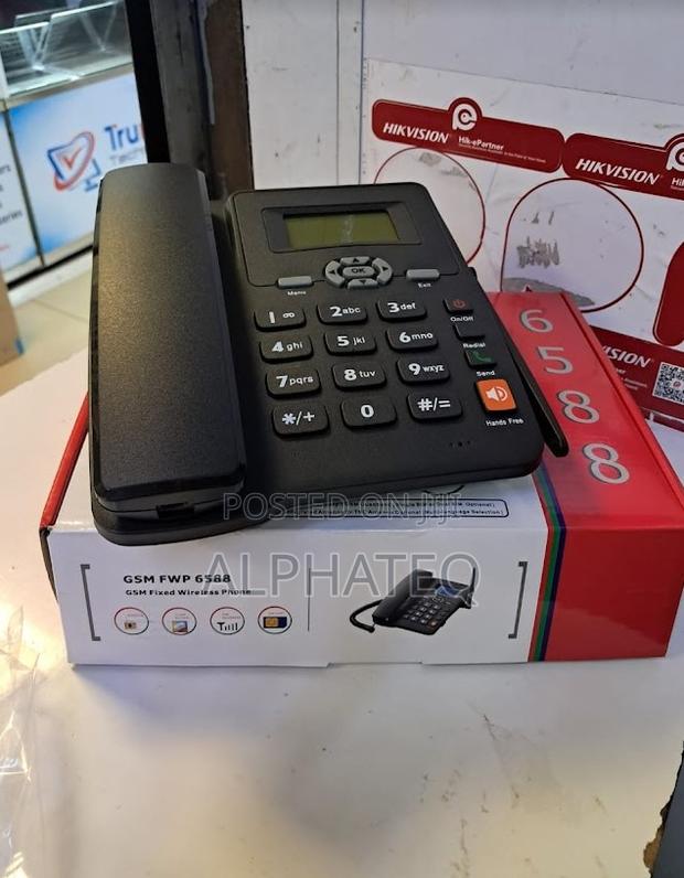 Deskphone 6588 Fixed-Wireless Phone With Dual SIM Card Slot - main view