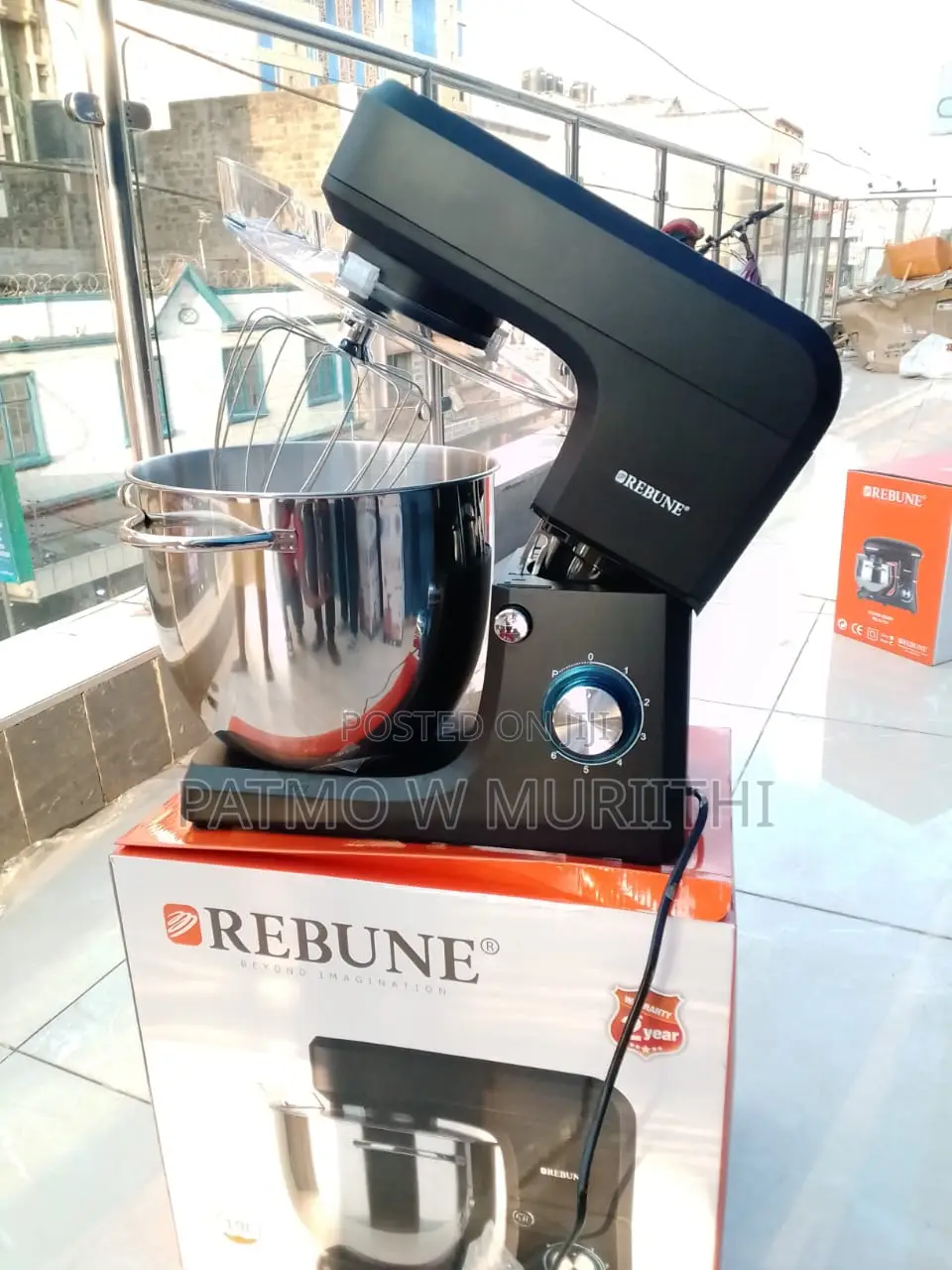 Rebune Dough Stand Mixer 10l