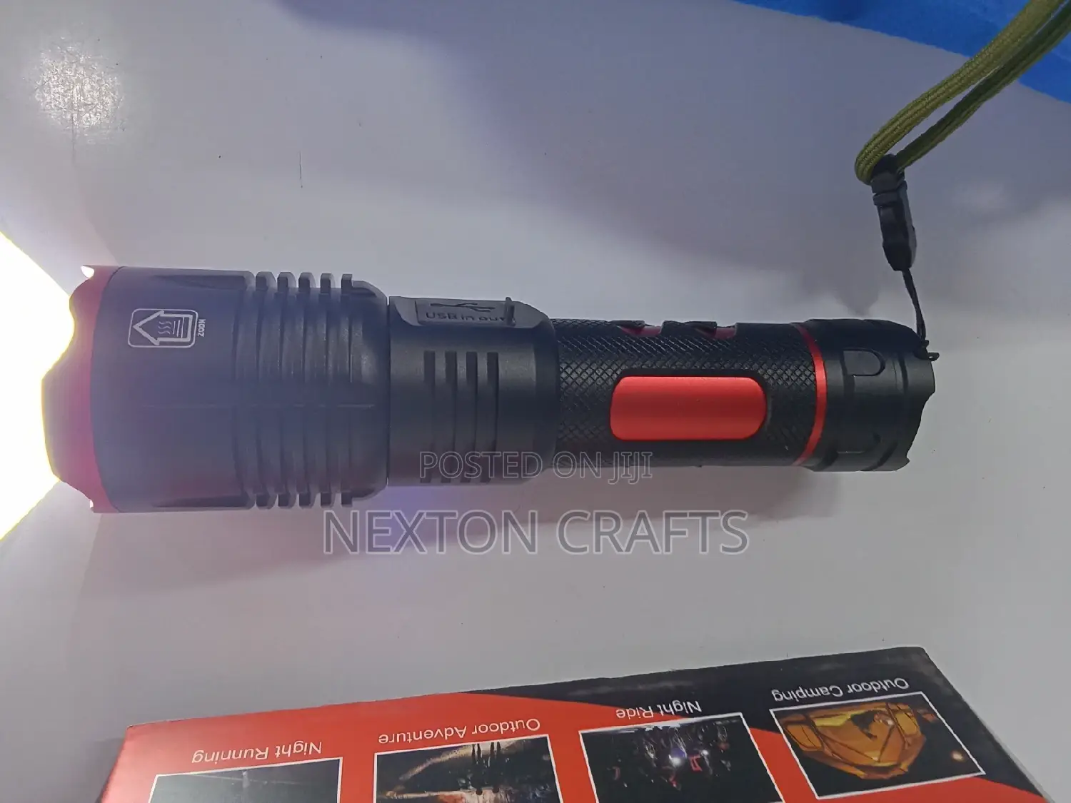 LED Rechargeable Flashlight Aluminium