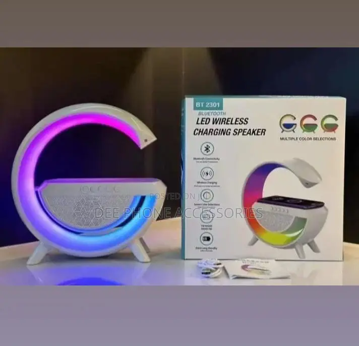 LED Wireless Charging Speaker