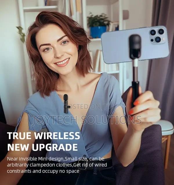 Wireless Microphone for Mobile Phone Camera. 3 in 1 Mics - thumbnail 2