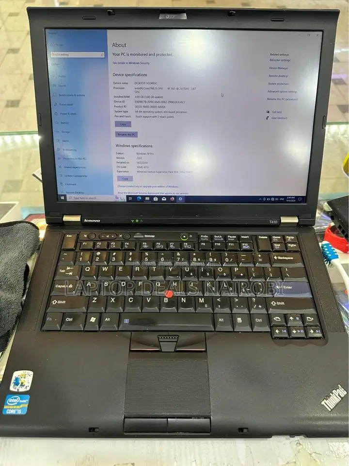 Laptop Lenovo ThinkPad T410 8GB Intel Core I5 HDD 256GB