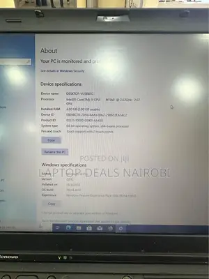 Laptop Lenovo ThinkPad T410 8GB Intel Core I5 HDD 256GB
