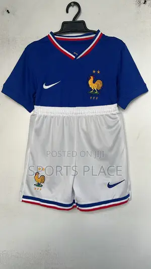 Mbappe France Euro 2024 Kids Jersey