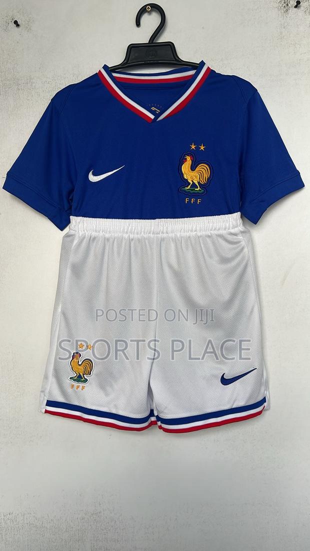 Mbappe France Euro 2024 Kids Jersey - main view