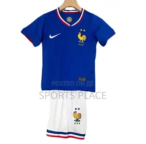 Mbappe France Euro 2024 Kids Jersey