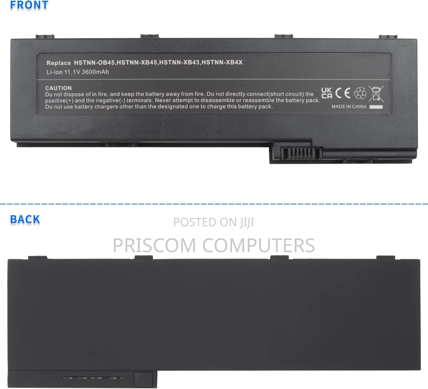 Laptop Battery for HP Elitebook 2710P 2730P 2740P 2740W 2760