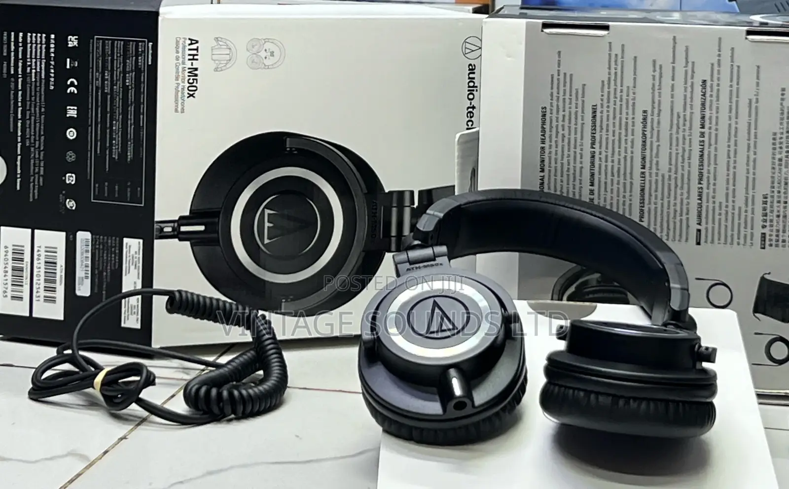 Audio Technica Ath M50x Professional Studio Headphones