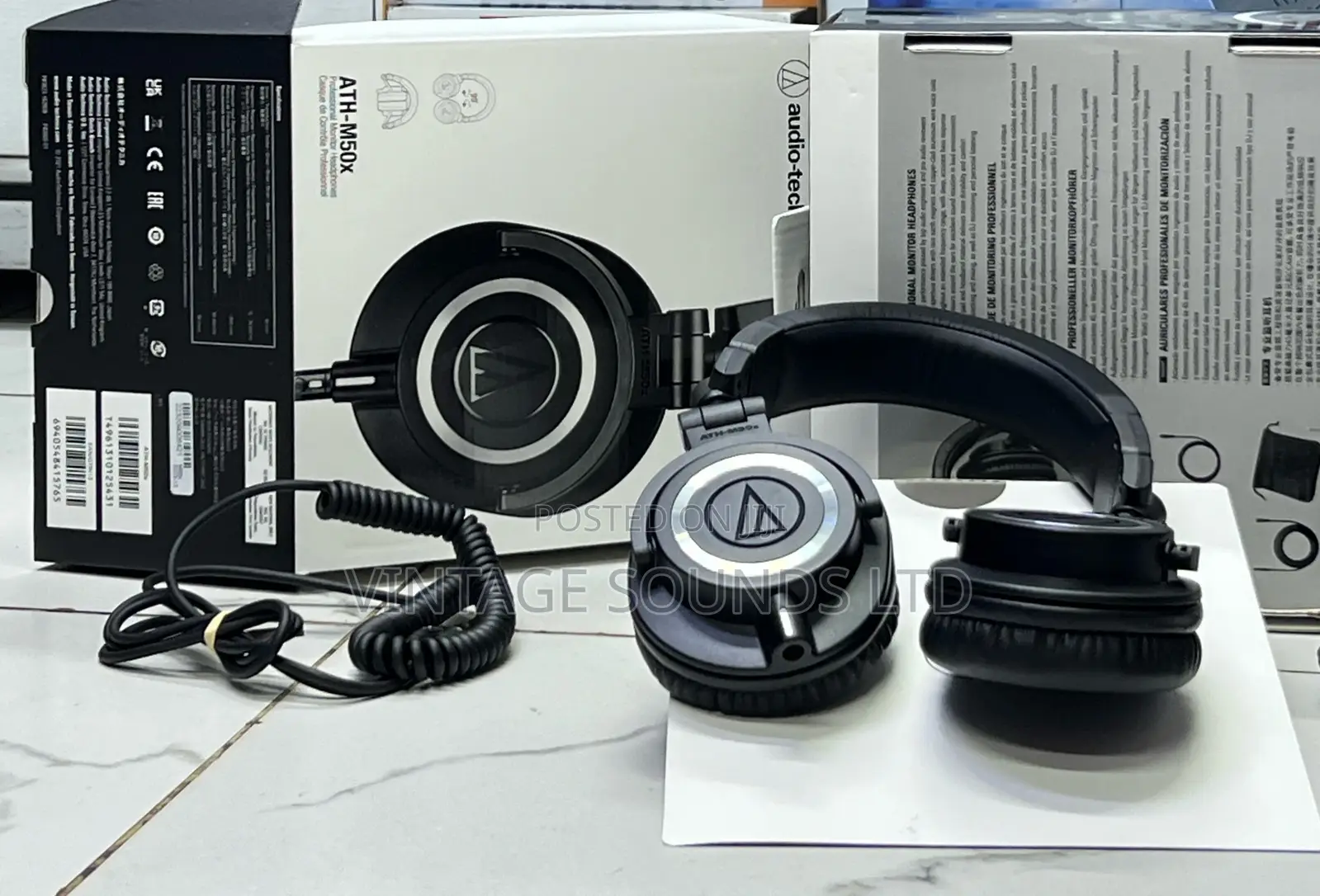 Audio Technica Ath M50x Professional Monitor Headphone